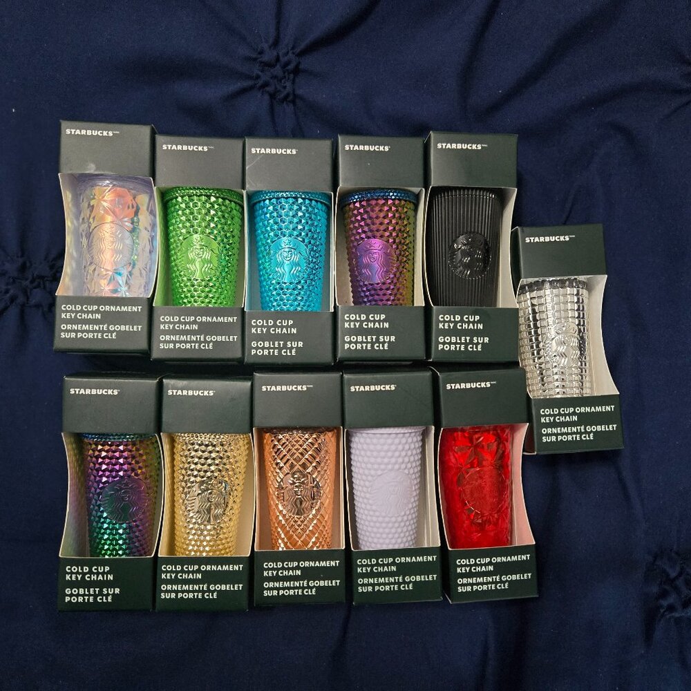 Starbucks Ornaments Key Chain Collectible pieces 2020 +